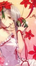 Descargar la imagen Anime,Flores,Chicas para celular gratis.