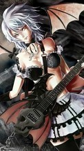 Anime,Demons,Chicas,Guitarras para HTC Radar