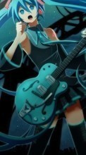 Música,Anime,Chicas,Guitarras para Samsung Galaxy S2 Plus