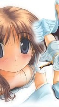 Descargar la imagen 320x480 Anime,Chicas para celular gratis.