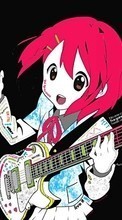 Descargar la imagen Música,Anime,Chicas,Guitarras para celular gratis.