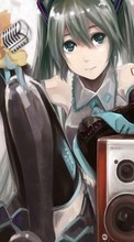 Anime,Chicas,Miku Hatsune para BlackBerry Torch 9800
