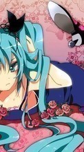 Descargar la imagen Miku Hatsune,Música,Anime,Chicas,Vocaloids para celular gratis.