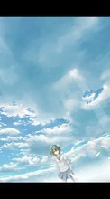 Descargar la imagen Anime,Chicas,Cielo,Nubes para celular gratis.
