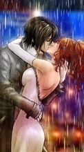 Descargar la imagen Anime,Amor,Besos para celular gratis.