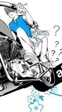 Descargar la imagen Anime,Motocicletas para celular gratis.