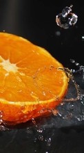 Descargar la imagen Frutas,Agua,Comida,Naranjas,Drops para celular gratis.