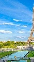 Descargar la imagen Torre Eiffel,Paisaje,Ciudades,Cielo,Arquitectura,París para celular gratis.