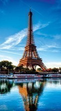 Descargar la imagen Paisaje,Ríos,Arquitectura,París,Torre Eiffel para celular gratis.