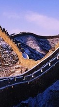 Descargar la imagen Paisaje,Montañas,Arquitectura,Gran Muralla China para celular gratis.