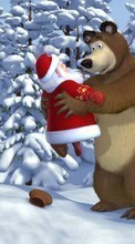 Descargar la imagen Dibujos animados,Masha y el oso para celular gratis.