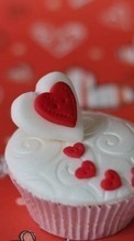 Descargar la imagen Comida,Corazones,Postre,Amor,Día de San Valentín para celular gratis.