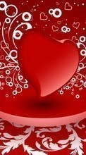 Descargar la imagen Día de San Valentín,Fondo,Amor,Vacaciones,Corazones para celular gratis.