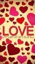 Descargar la imagen Fondo,Corazones,Amor,Día de San Valentín para celular gratis.