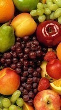 Descargar la imagen 800x480 Frutas,Comida,Fondo,Bayas para celular gratis.