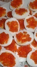 Descargar la imagen Comida,Huevos,Caviar rojo para celular gratis.