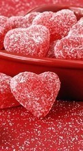 Descargar la imagen Comida,Corazones,Amor,Día de San Valentín para celular gratis.