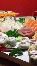 Descargar la imagen 720x1280 Comida,Sushi para celular gratis.
