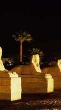 Paisaje,Noche,Egipto,Esfinge para Sony Xperia M4 Aqua
