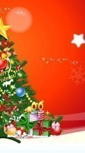 Vacaciones,Año Nuevo,Abetos,Navidad,Imágenes para HTC Salsa