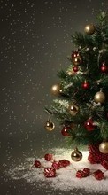 Descargar la imagen Vacaciones,Año Nuevo,Abetos,Navidad para celular gratis.