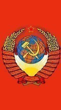 Descargar la imagen Fondo,URSS,Escudos de armas para celular gratis.