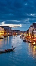 Descargar la imagen Venecia,Paisaje,Ciudades,Barcos para celular gratis.