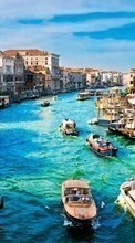 Descargar la imagen Paisaje,Ciudades,Barcos,Venecia para celular gratis.