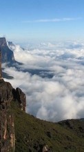 Paisaje,Montañas,Nubes para Sony Ericsson W200