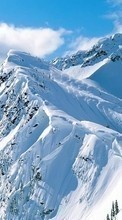 Descargar la imagen Paisaje,Invierno,Montañas,Nieve para celular gratis.