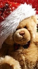 Descargar la imagen Vacaciones,Año Nuevo,Juguetes,Navidad,Teddy bear para celular gratis.