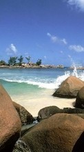 Descargar la imagen Paisaje,Agua,Stones,Mar,Playa para celular gratis.