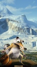 Descargar la imagen 320x480 Dibujos animados,Scrat,Ice Age: La edad de hielo para celular gratis.