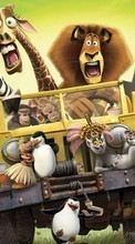 Dibujos animados,Madagascar para Sony Xperia Sola