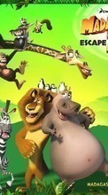 Descargar la imagen 128x160 Dibujos animados,Madagascar,Escape de África para celular gratis.