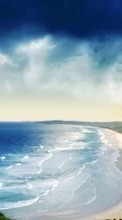 Paisaje,Naturaleza,Cielo,Mar,Nubes para Sony Xperia M2