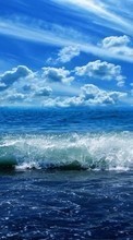 Descargar la imagen Mar,Nubes,Paisaje para celular gratis.
