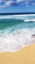 Paisaje,Mar,Ondas,Playa para Huawei P8 Lite