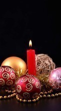 Descargar la imagen 1024x768 Vacaciones,Año Nuevo,Juguetes,Navidad,Velas para celular gratis.
