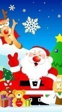 Descargar la imagen Vacaciones,Año Nuevo,Papá Noel,Navidad,Imágenes para celular gratis.