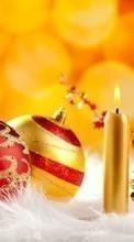 Descargar la imagen Vacaciones,Año Nuevo,Navidad,Velas para celular gratis.