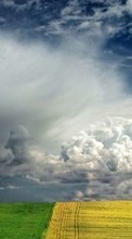 Nubes,Paisaje,Los campos para Samsung Galaxy xCover 2