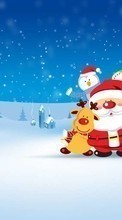 Descargar la imagen Vacaciones,Invierno,Papá Noel,Nieve,Navidad,Imágenes para celular gratis.