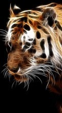 Descargar la imagen Animales,Arte,Tigres para celular gratis.