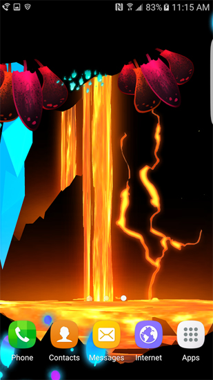 Cueva de lava épica    - descargar los fondos de pantalla animados Fantasía gratis para el teléfono Android.