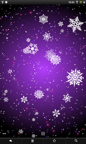 Descargar los fondos de pantalla animados Copos de nieve   para teléfonos y tabletas Android gratis.