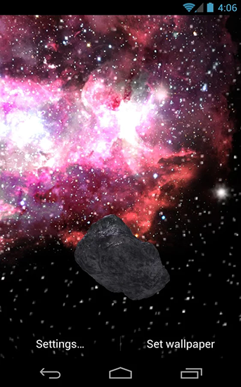 Asteroide Apophis - descargar los fondos de pantalla animados Espacio gratis para el teléfono Android.