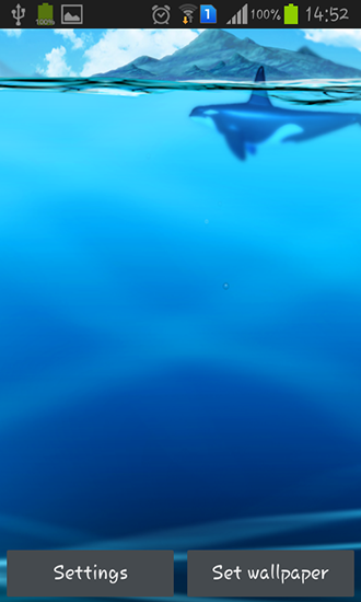 Asus: Mi océano - descargar los fondos de pantalla animados gratis para el teléfono Android 4.4.2.