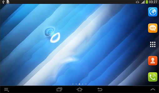Agua azul  - descargar los fondos de pantalla animados Abstracto gratis para el teléfono Android.