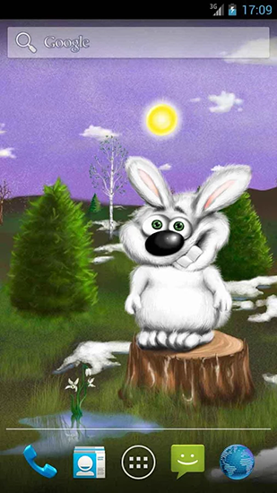 Descargar los fondos de pantalla animados Conejo  para teléfonos y tabletas Android gratis.